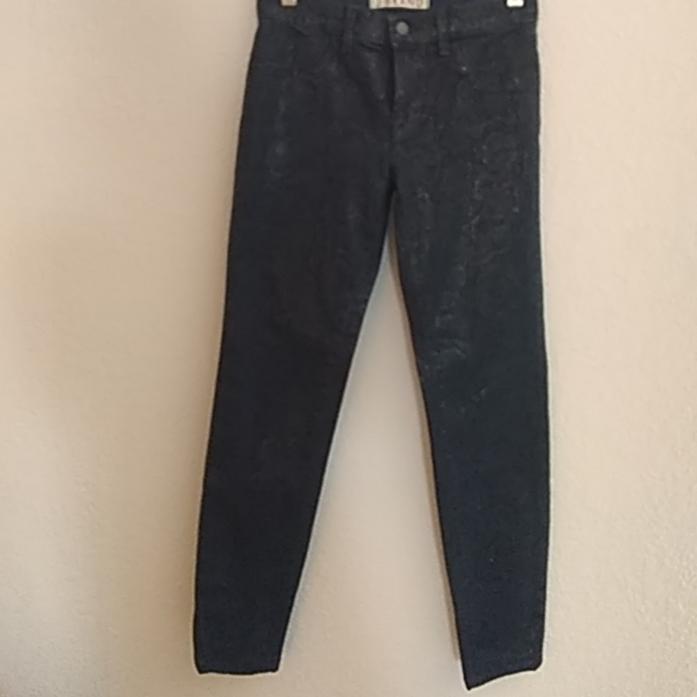 J Brand skinny shiny jeans 25